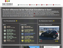 Tablet Screenshot of fahrschule-schneiderhan.com